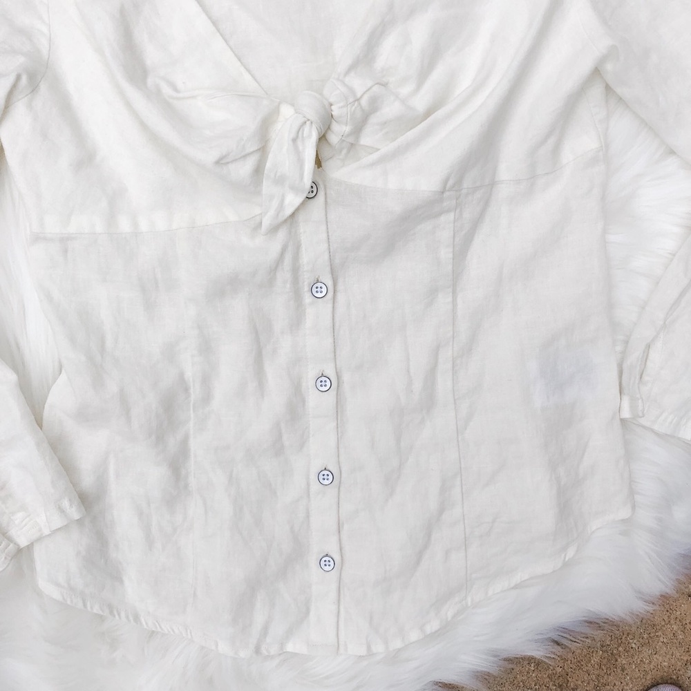 βSOLD β Urban Outfitters Madix Front Tie Top - Picture 5 of 6
